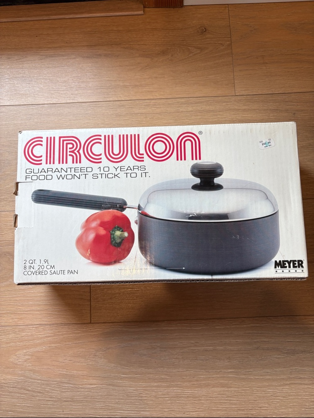 Circulon 8in Covered Saute Pan - Black with Stainless Lid
